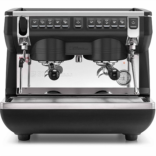 מכונת אספרסו מקצועית לבתי עסק Nuova Simonelli Apia Life שני ראשים- שחור