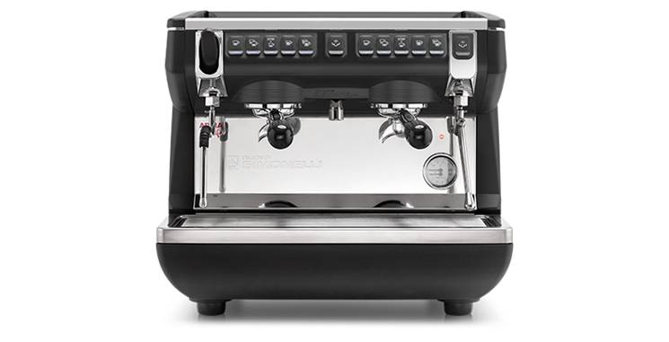 מכונת אספרסו מקצועית לבתי עסק Nuova Simonelli ApiaLife Compact (2 ראשים)- שחור