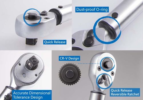 ידית טורקמטר רצ'ט דרייב 3/8