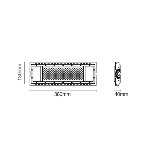 הייספארק 130Lm/w 85°/60°/30° IP66 100W ADVANCE יורולוקס 
