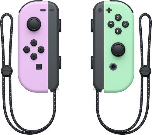 Nintendo Joy-Con Pair Pastel Purple/Pastel Green + Mario Party