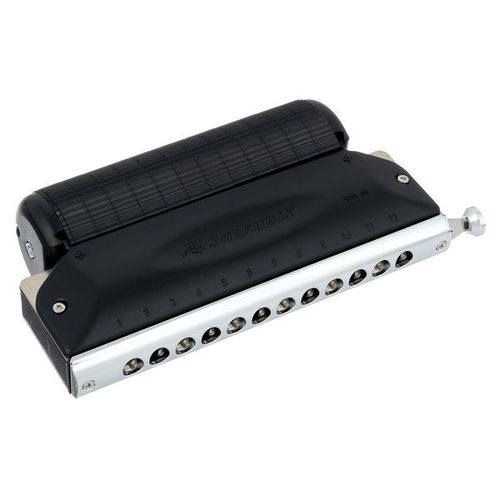 מפוחית כרומטית + משתיק למפוחית Suzuki SNB-48 Shinobix Silencer