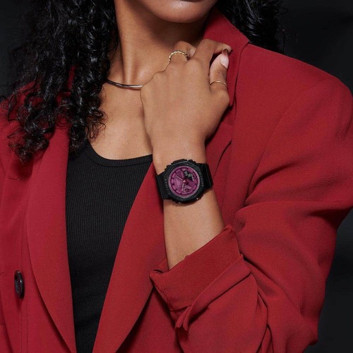 שעון יד ג’י-שוק יוניסקס קארבון G-SHOCK - בורדו