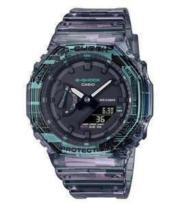 שעון יד ג’י-שוק קארבון G-SHOCK - הדפס גליץ