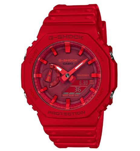 שעון יד ג’י-שוק יוניסקס קארבון G-SHOCK - אדום