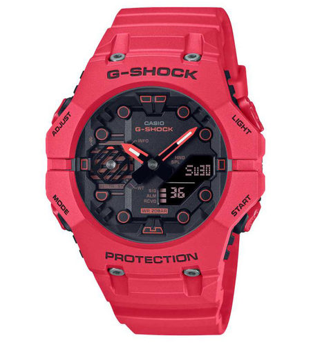 שעון יד ג׳י-שוק קארבון בלוטות׳ G-SHOCK - אדום