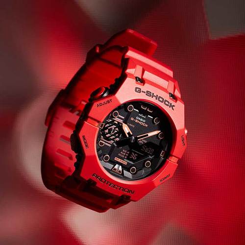 שעון יד ג׳י-שוק קארבון בלוטות׳ G-SHOCK - אדום