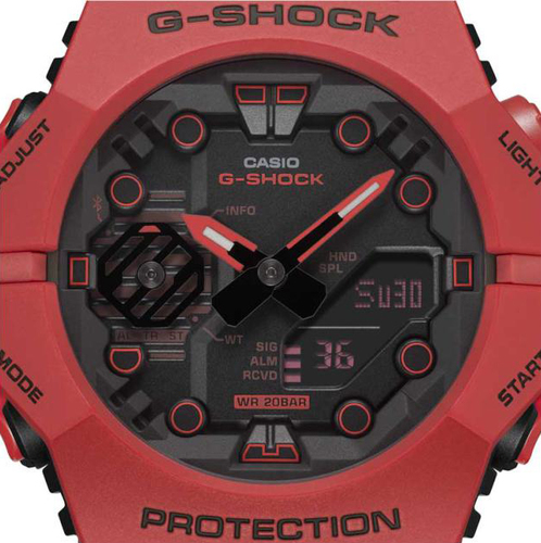 שעון יד ג׳י-שוק קארבון בלוטות׳ G-SHOCK - אדום