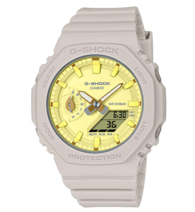שעון יד ג׳י-שוק קארבון יוניסקס G-SHOCK - קרם