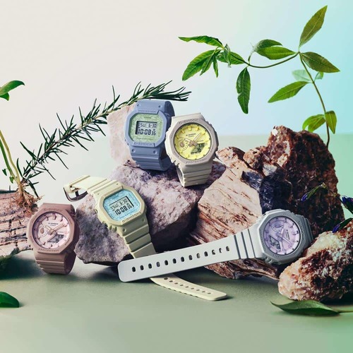 שעון יד ג׳י-שוק קארבון יוניסקס G-SHOCK - קרם