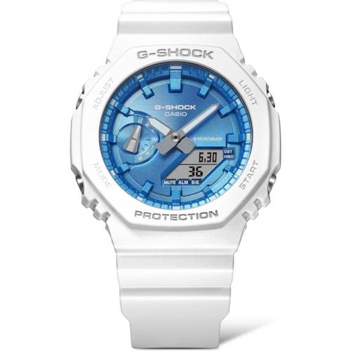 שעון יד ג׳י-שוק יוניסקס קארבון G-SHOCK - לבן-כחול
