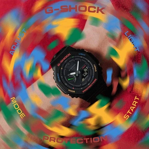 שעון יד ג׳י-שוק קארבון בלוטות׳ G-SHOCK - צבע לבן