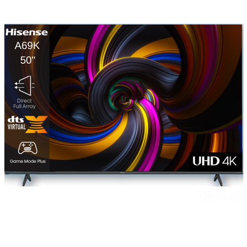 טלוויזיה 50 Hisense 4K ‏דגם 50A6N