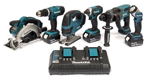סט ליתיום DLX6068PT 18V   מתוצרת Makita 