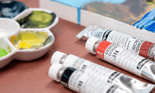מארז 12 צבעי גואש DESIGNERS GOUACHE