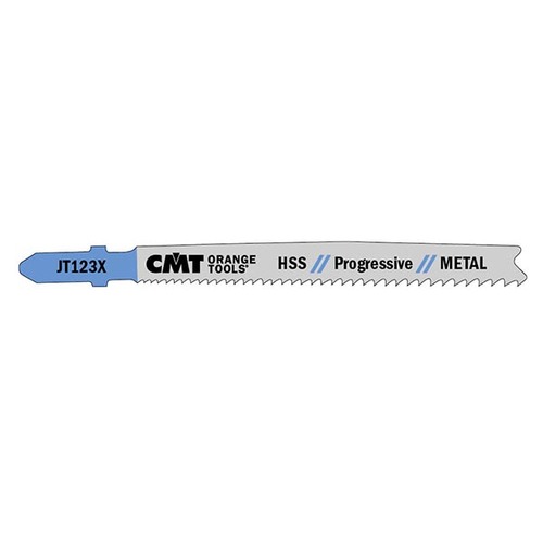5 JIG SAW BLADES HSS 100x1.2-2.6x21-10TPI(METAL/STRAIGHT/FINE)