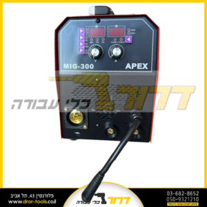 רתכת 300 אמפר משולבת גז CO2 וגם אלקטרודות APEX