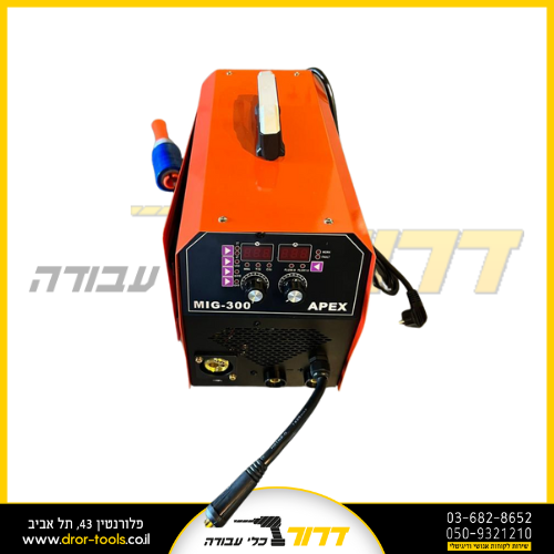 רתכת 300 אמפר משולבת גז CO2 וגם אלקטרודות APEX