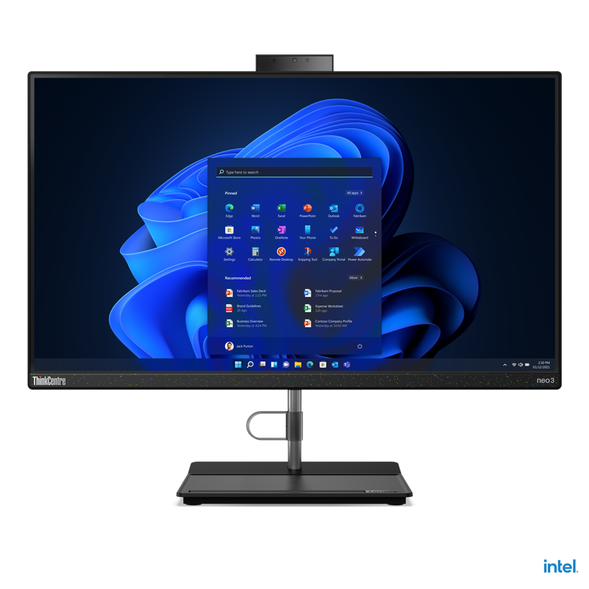 Lenovo ThinkCentre neo 30a 24 12CE004TIV ‏23.8 ‏אינטש לנובו