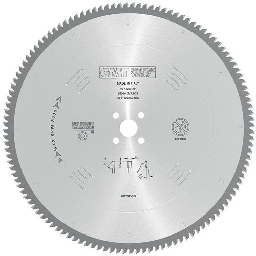 300x3.2/2.5x32+2/12/64 T96 TR/P מסור לחיתוך אלומיניום