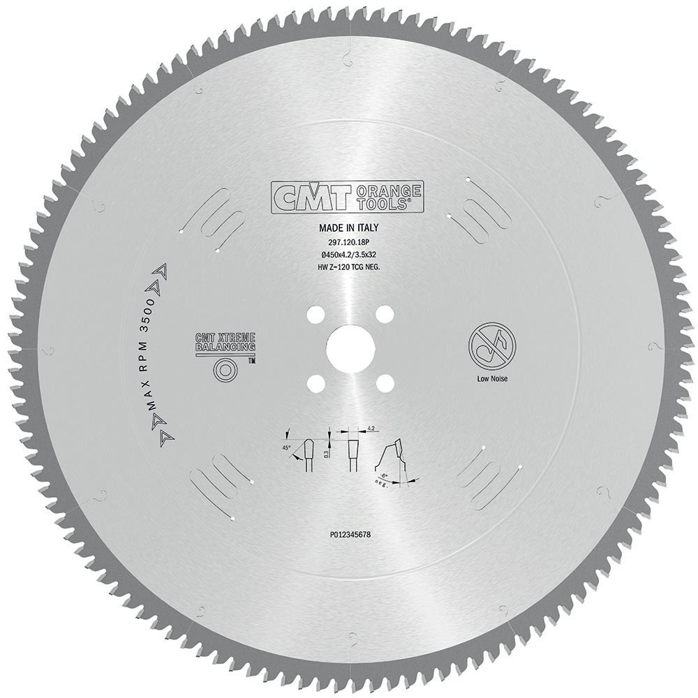 300x3.2/2.5x32+2/12/64 T96 TR/P מסור לחיתוך אלומיניום
