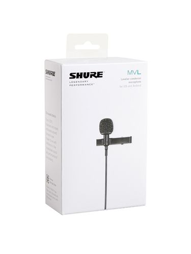 מיקרופון דש Shure Lavalier Motiv MVL-3.5mm