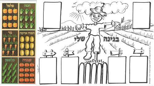 20 יצירה בגינה שלי - גן ירק עם ערוגות