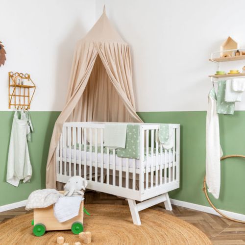 כילת תקרה מעוצבת לחדר ילדים - חום