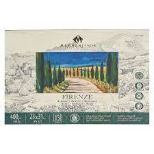 בלוק 100% כותנה לצבעי אקריליק FIRENZE 31X41  MAGNANI