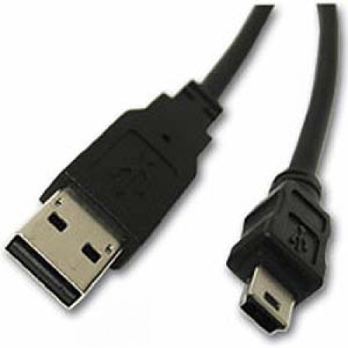 כבל USB 2.0 למיני USB 0.5 מטר