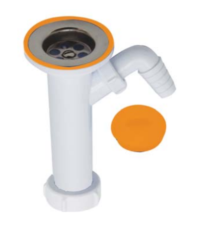 לה-רוקה – מתאם לכיור רחצה ‘1/4 1 + מדיח