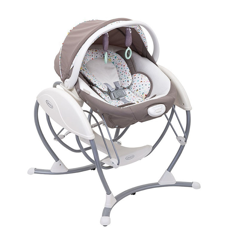 נדנדה לתינוק סווינג גליידר עלית 2 ב-1 דגם Swing Glider Elite - צבע Scatter Geo גרקו