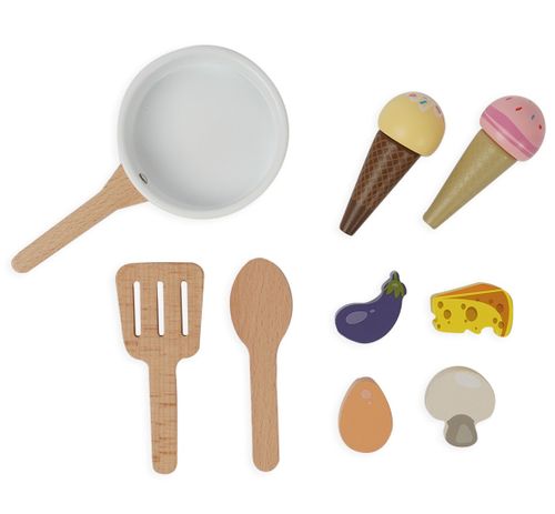 הליכון עגלת מטבח מעץ 