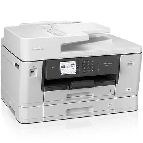 Brother MFC‑J6940DW – מדפסת דיו A3 מהירה עם הזנה אוטומטית, שתי מגירות נייר וחיבור אלחוטי.