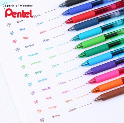 עט רולר ג'ל Pentel BLN105 0.5 - צבעים לבחירה