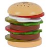 סט המבורגר 12 חלקים מעץ למשחקי דמיון