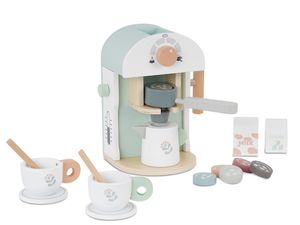 סט מכונת קפה 17 חלקים מעץ