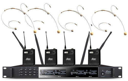 סט 4 מיקרופונים מדונה SEER IU-2070-IL X4H