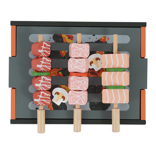 סט ברביקיו מעץ - ‏‏‏‏Wooden Barbecue Set דייניז - Dainy's