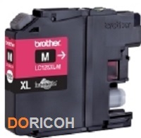 ראש דיו מקורי  אדום BROTHER LC125XLM Magenta