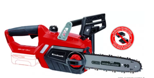משור שרשרת נטען 18V (גוף בלבד) EINHELL GE-LC 18 LI SOLO