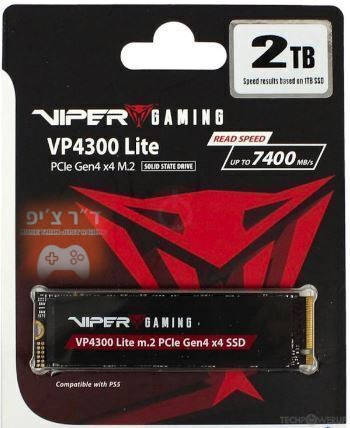 Patriot Viper VP4300 Lite 2TB – הרחבת זיכרון מקצועית ל-PS5