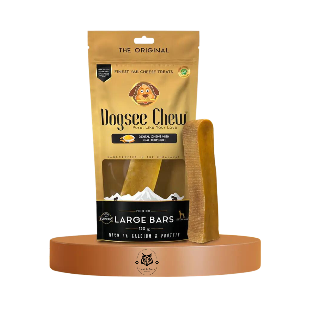 דוגסיי Large עצם חלב יאק לכלבים 130 גרם DogSee