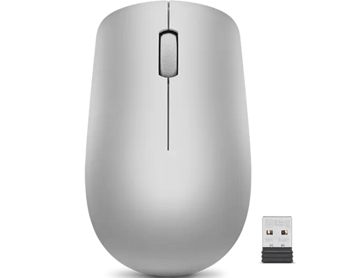 עכבר אלחוטי Lenovo 530 Wireless Mouse (Platinum Grey) לנובו