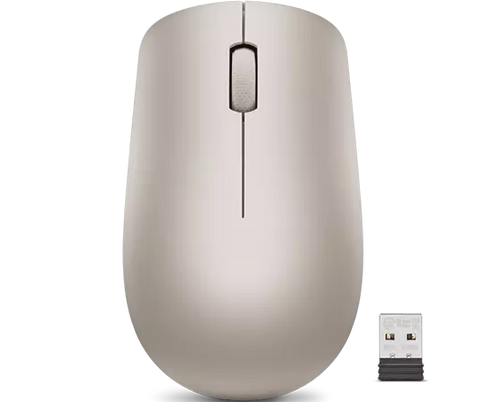 עכבר אלחוטי Lenovo 530 Wireless Mouse (Almond) לנובו במלאי