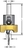 שקען עם טבעת סטופר מתכת + מיסב קנה עגול WPW 6X12.7X65X10