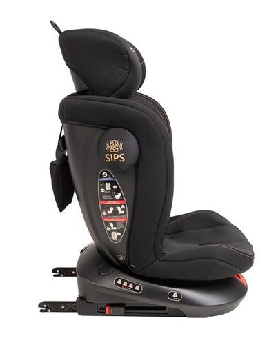 מושב בטיחות משולב בוסטר מסתובב 360 מעלות PROTEC 360- אפור