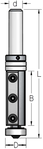 רוטר שימות מתחלפות עם מיסב כפול 19x50x118 Z=2 קנה 