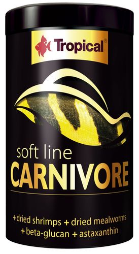 טרופיקל מזון רך לדגים טורפים Tropical Carnivore Soft-Line במשקל 0.32 ק