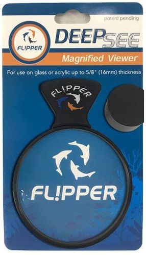 פליפר זכוכית מגדלת לאקווריום Flipper Deep See Magnified Viewer 16mm